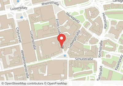 Hotels an der Ernst-Ludwig-Straße in Darmstadt – Unterkünfte, Pensionen und Ferienwohnungen in zentraler Lage