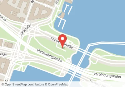 Hotels an der Kennedybrücke in Hamburg – Unterkünfte, Pensionen und Ferienwohnungen in zentraler Lage
