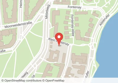 Hotels an der Klein Fontenay in Hamburg – Unterkünfte, Pensionen und Ferienwohnungen in zentraler Lage
