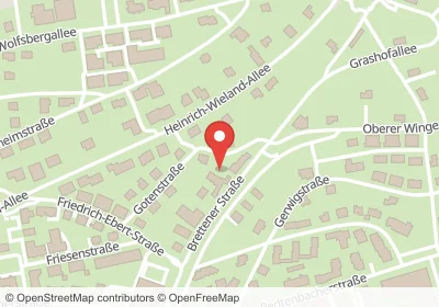 Hotels an der Kurfürstenstraße in Pforzheim – Unterkünfte, Pensionen und Ferienwohnungen in zentraler Lage