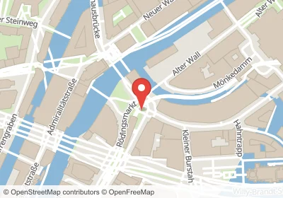 Hotels an der Neuenwallbrücke in Hamburg – Unterkünfte, Pensionen und Ferienwohnungen in zentraler Lage