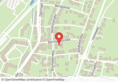 Hotels an der Bernlappstraße in Freiburg im Breisgau – Unterkünfte, Pensionen und Ferienwohnungen in zentraler Lage