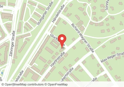 Gluckstraße Freiburg im Breisgau – Hotels in der Nähe Hotels an der Gluckstraße in Freiburg im Breisgau – Unterkünfte, Pensionen und Ferienwohnungen in zentraler Lage