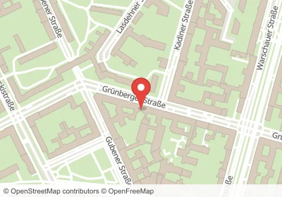 Hotels an der Grünberger Straße in Berlin – Unterkünfte, Pensionen und Ferienwohnungen in zentraler Lage