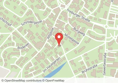 Hotels an der Hämmerlegäßle in Freiburg im Breisgau – Unterkünfte, Pensionen und Ferienwohnungen in zentraler Lage