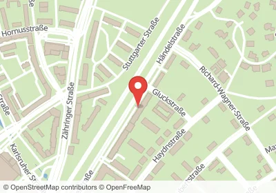 Hotels an der Händelstraße in Freiburg im Breisgau – Unterkünfte, Pensionen und Ferienwohnungen in zentraler Lage