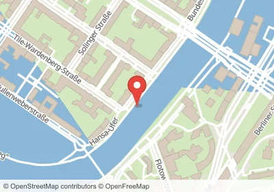 Hotels an der Hansa-Ufer in Berlin – Unterkünfte, Pensionen und Ferienwohnungen in zentraler Lage