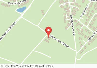 Hotels an der Hinter den Gärten in Freiburg im Breisgau – Unterkünfte, Pensionen und Ferienwohnungen in zentraler Lage