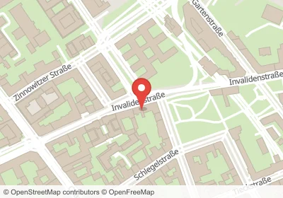 Hotels an der Invalidenstraße in Berlin – Unterkünfte, Pensionen und Ferienwohnungen in zentraler Lage