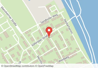 Hotels an der Käfertaler Straße in Heidelberg – Unterkünfte, Pensionen und Ferienwohnungen in zentraler Lage
