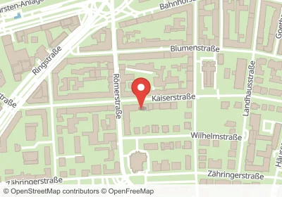 Hotels an der Kaiserstraße in Heidelberg – Unterkünfte, Pensionen und Ferienwohnungen in zentraler Lage