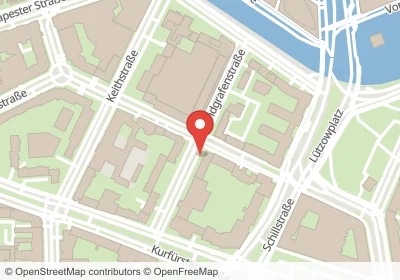Hotels an der Landgrafenstraße in Berlin – Unterkünfte, Pensionen und Ferienwohnungen in zentraler Lage