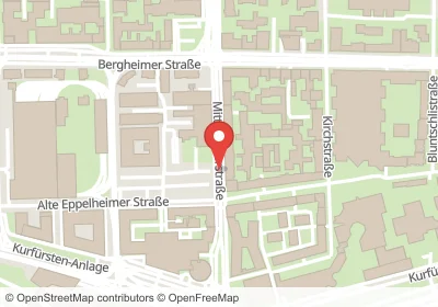 Hotels an der Mittermaierstraße in Heidelberg – Unterkünfte, Pensionen und Ferienwohnungen in zentraler Lage