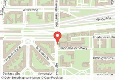 Hotels an der Prinzregentenstraße in Berlin – Unterkünfte, Pensionen und Ferienwohnungen in zentraler Lage