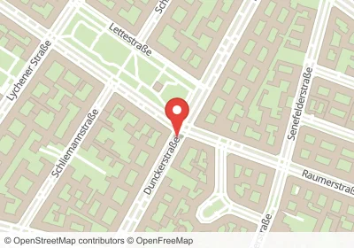Hotels an der Raumerstraße in Berlin – Unterkünfte, Pensionen und Ferienwohnungen in zentraler Lage