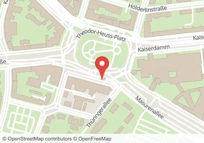 Hotels an der Theodor-Heuss-Platz in Berlin – Unterkünfte, Pensionen und Ferienwohnungen in zentraler Lage
