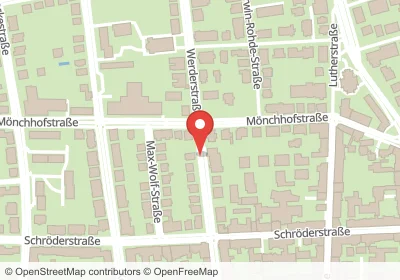 Hotels an der Werderstraße in Heidelberg – Unterkünfte, Pensionen und Ferienwohnungen in zentraler Lage