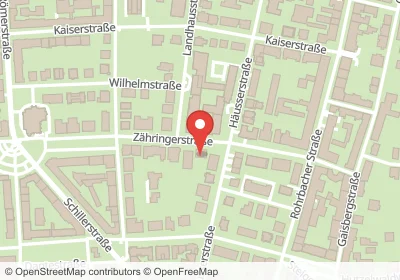 Hotels an der Zähringerstraße in Heidelberg – Unterkünfte, Pensionen und Ferienwohnungen in zentraler Lage