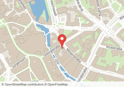 Hotels an der Georgstraße in Osnabrück – Unterkünfte, Pensionen und Ferienwohnungen in zentraler Lage