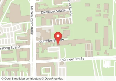 Hotels an der Gutenbergstraße in Halle (Saale) – Unterkünfte, Pensionen und Ferienwohnungen in zentraler Lage