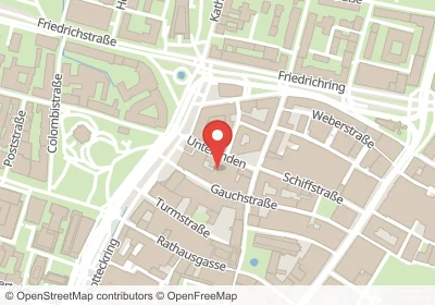 Hotels an der Unterlinden in Freiburg im Breisgau – Unterkünfte, Pensionen und Ferienwohnungen in zentraler Lage