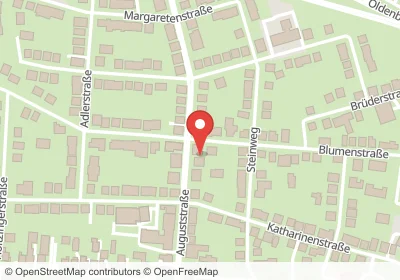 Hotels an der Blumenstraße in Oldenburg – Unterkünfte, Pensionen und Ferienwohnungen in zentraler Lage