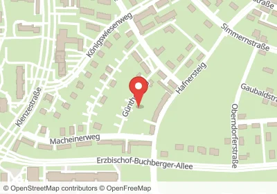 Hotels an der Güntherweg in Regensburg – Unterkünfte, Pensionen und Ferienwohnungen in zentraler Lage