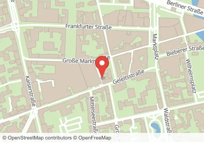 Hotels an der Kleine Marktstraße in Offenbach – Unterkünfte, Pensionen und Ferienwohnungen in zentraler Lage