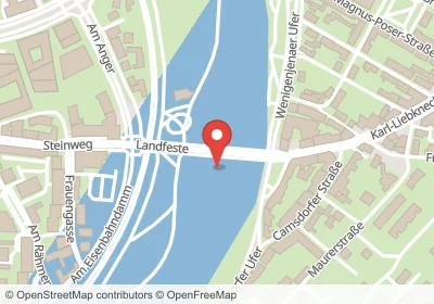 Hotels an der Camsdorfer Brücke in Jena – Unterkünfte, Pensionen und Ferienwohnungen in zentraler Lage
