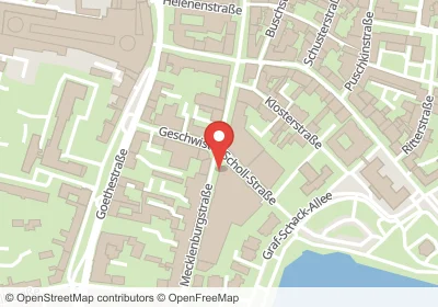 Hotels an der Geschwister-Scholl-Straße in Schwerin – Unterkünfte, Pensionen und Ferienwohnungen in zentraler Lage