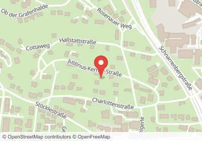 Hotels an der Justinus-Kerner-Straße in Tübingen – Unterkünfte, Pensionen und Ferienwohnungen in zentraler Lage