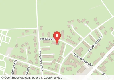 Hotels an der Annastraße in Viersen – Unterkünfte, Pensionen und Ferienwohnungen in zentraler Lage