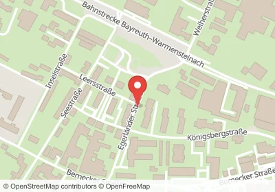 Hotels an der Egerländer Straße in Bayreuth – Unterkünfte, Pensionen und Ferienwohnungen in zentraler Lage