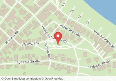 Hotels an der Heinrich-Heine-Straße in Ostseebad Binz – Unterkünfte, Pensionen und Ferienwohnungen in zentraler Lage