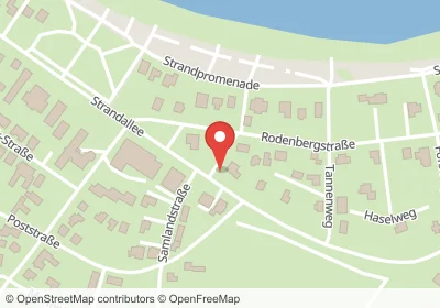 Hotels an der Pastor-Rode-Weg in Timmendorfer Strand – Unterkünfte, Pensionen und Ferienwohnungen in zentraler Lage