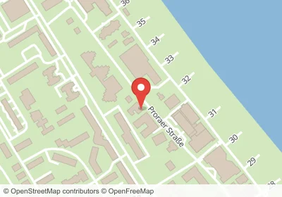 Proraer Straße Ostseebad Binz – Hotels in der Nähe Hotels an der Proraer Straße in Ostseebad Binz – Unterkünfte, Pensionen und Ferienwohnungen in zentraler Lage