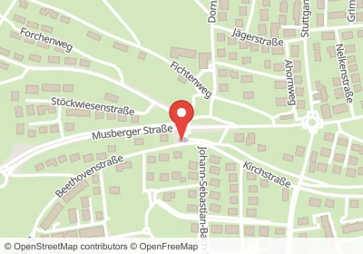 Hotels an der Musberger Straße in Leinfelden-Echterdingen – Unterkünfte, Pensionen und Ferienwohnungen in zentraler Lage