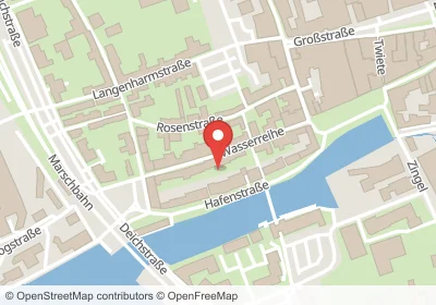 Hotels an der Wasserreihe in Husum – Unterkünfte, Pensionen und Ferienwohnungen in zentraler Lage