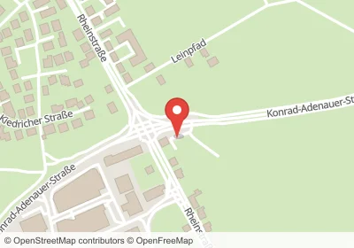 Hotels an der Konrad-Adenauer-Straße in Ingelheim am Rhein – Unterkünfte, Pensionen und Ferienwohnungen in zentraler Lage