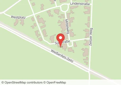 Hotels an der Südstraße in Zeitz – Unterkünfte, Pensionen und Ferienwohnungen in zentraler Lage