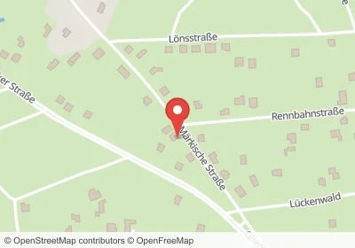 Hotels an der Rennbahnstraße in Zossen – Unterkünfte, Pensionen und Ferienwohnungen in zentraler Lage