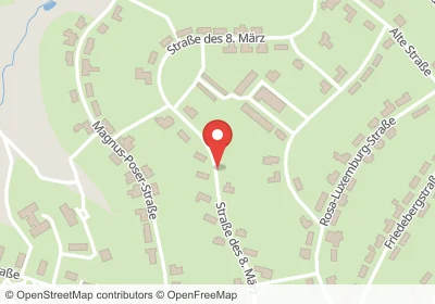 Hotels an der Straße des 8. März in Zella-Mehlis – Unterkünfte, Pensionen und Ferienwohnungen in zentraler Lage