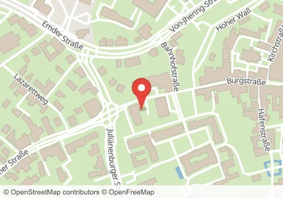 Hotels an der Burgstraße in Aurich – Unterkünfte, Pensionen und Ferienwohnungen in zentraler Lage