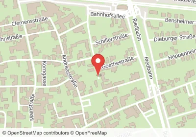 Goethestraße Bürstadt – Hotels in der Nähe Hotels an der Goethestraße in Bürstadt – Unterkünfte, Pensionen und Ferienwohnungen in zentraler Lage
