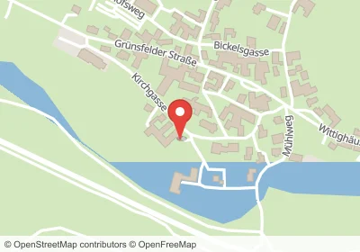 Hotels an der Kirchgasse in Grünsfeld – Unterkünfte, Pensionen und Ferienwohnungen in zentraler Lage