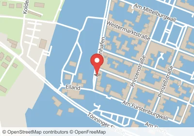 Hotels an der Neue Straße in Friedrichstadt – Unterkünfte, Pensionen und Ferienwohnungen in zentraler Lage