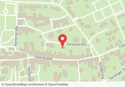 Hotels an der Gartenstraße in Garding – Unterkünfte, Pensionen und Ferienwohnungen in zentraler Lage