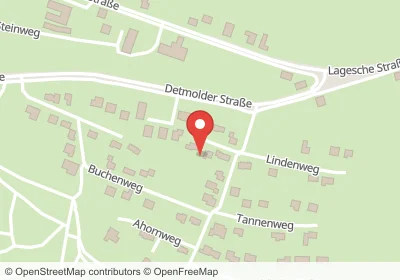 Hotels an der Birkenweg in Oerlinghausen – Unterkünfte, Pensionen und Ferienwohnungen in zentraler Lage