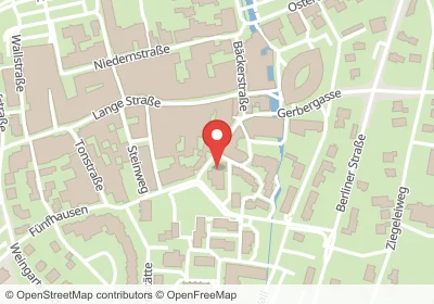 Hotels an der Bäckerstraße in Lübbecke – Unterkünfte, Pensionen und Ferienwohnungen in zentraler Lage