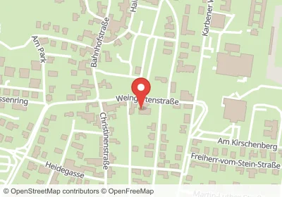 Hotels an der Weingartenstraße in Karben – Unterkünfte, Pensionen und Ferienwohnungen in zentraler Lage